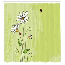 Daisy Shower Curtain | Wayfair